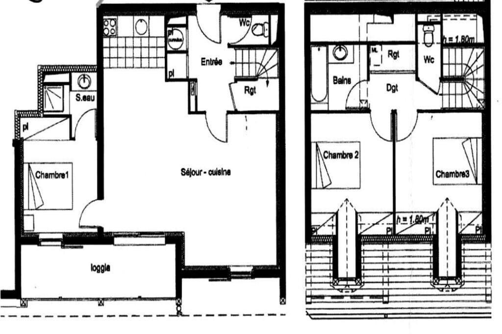 Duplex 10 Personnes Appartement Saint-Lary-Soulan Buitenkant foto